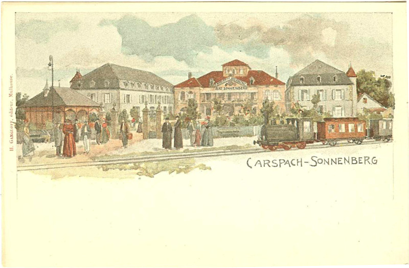 Carte postale représentant le Sonnenberg